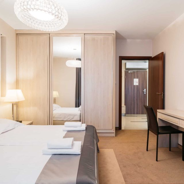Wnętrze apartamentów Vanilla Aparthotel w Krakowie